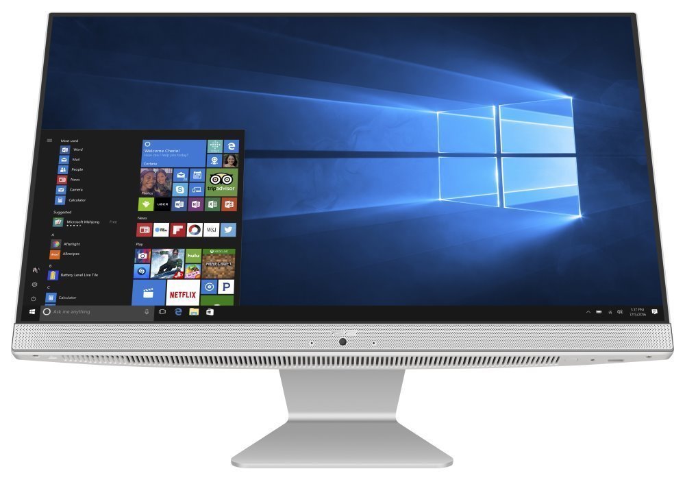 ASUS Vivo AiO V241EAK-WA027X/ i3-1115G4/ 8GB DDR4/ 512GB SSD/ Intel UHD/ 23,8" FHD matný/ W11P/ bílý