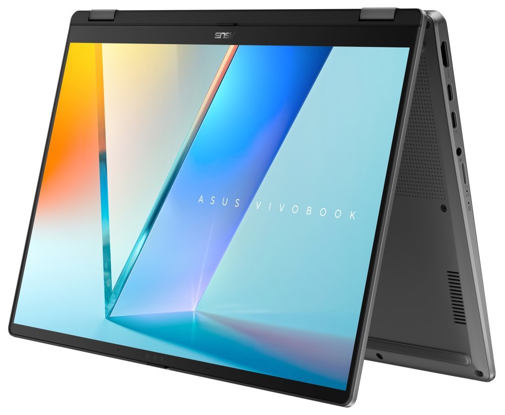 ASUS Vivobook Flip/ CORE ULTRA 7 256V/ 16GB/ 1TB SSD/ Intel® Graphics/ 14"WUXGA,touch,OLED/ W11P/ šedý TP3407SA-OLED040X
