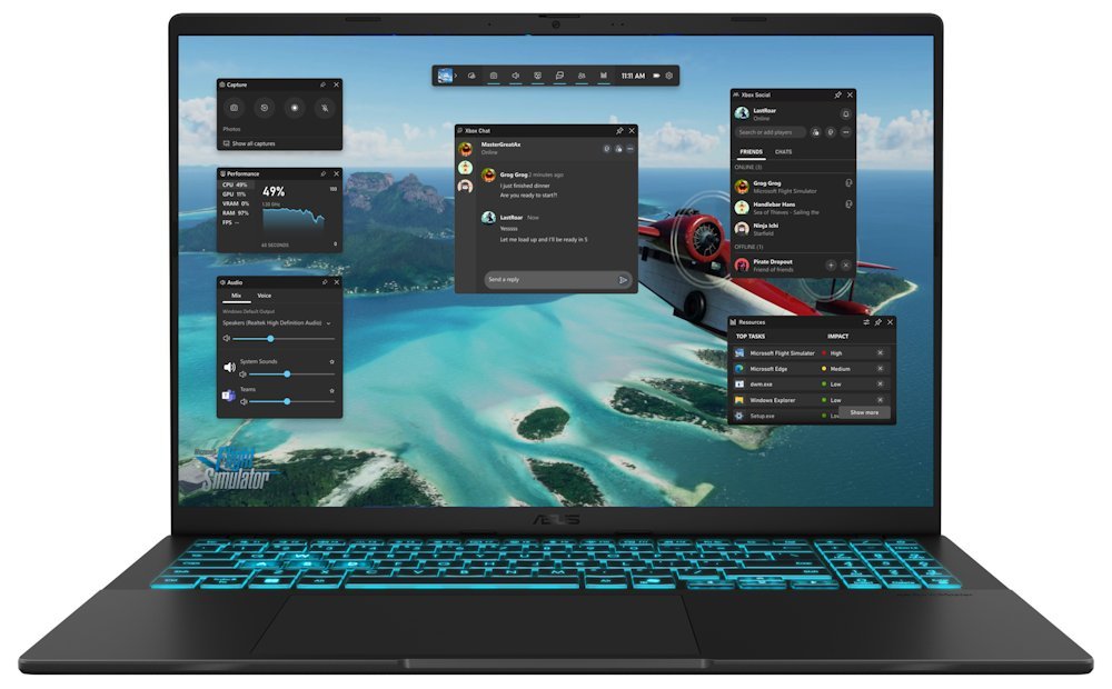 ASUS Vivobook RTX/ Core 5 210H/ 16GB/ 1TB SSD/ RTX 4050 6GB/ 16"WUXGA,matný/ bez OS/ černý V3607VU-RP255