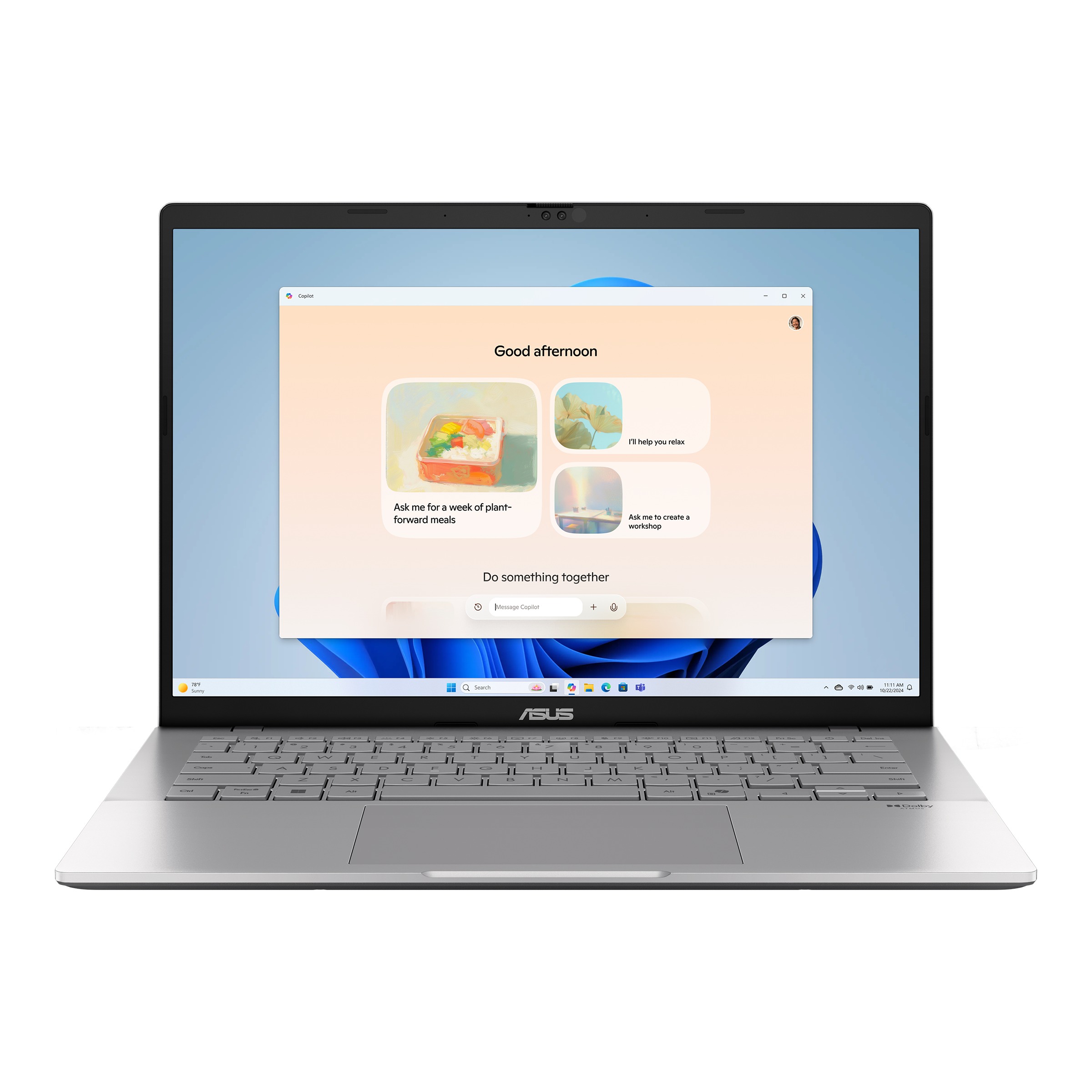 ASUS Vivobook S 14/M3407HA-LY067X/R7-260/14"/WUXGA/16GB/1TB/AMD int/W11P/Silver/2R