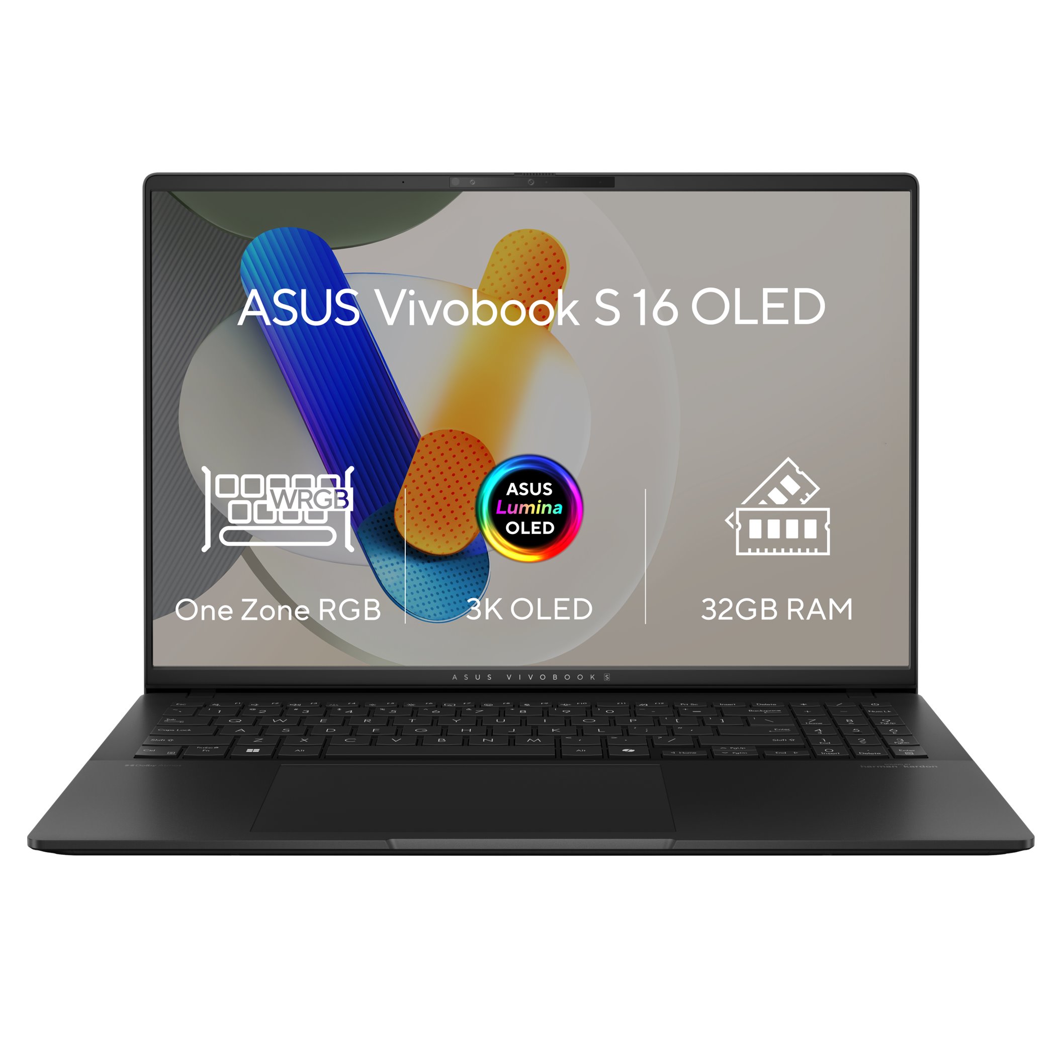 ASUS Vivobook S 16/S5606CA-OLED045W/U7-255H/16"/2880x1800/32GB/1TB/Arc 140T/W11H/Black/2R
