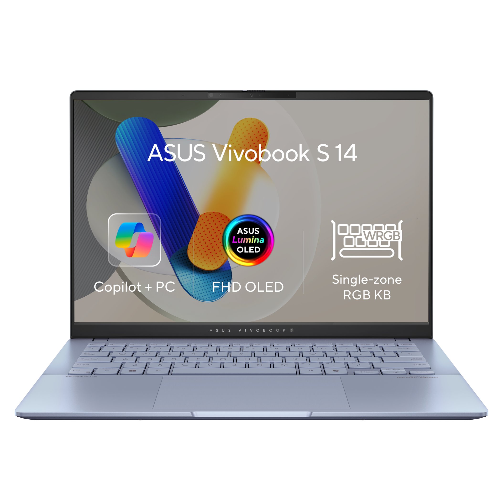 ASUS Vivobook S/ CORE ULTRA 7 256V/ 16GB/ 1TB SSD/ Intel® Arc/ 14"WUXGA,OLED/ W11H/ modrý S5406SA-OLED006W