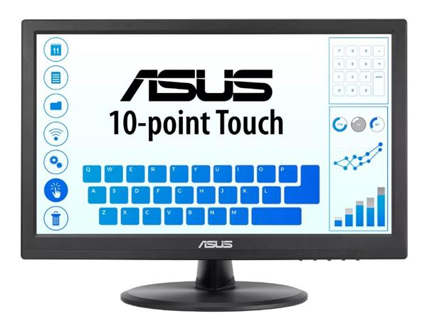 ASUS VT169HE 15,6" IPS Touch 10-bodový dotykový monitor 1920x1080 5ms 220cd HDMI, D-Sub čierny 90LM09V1-B01170