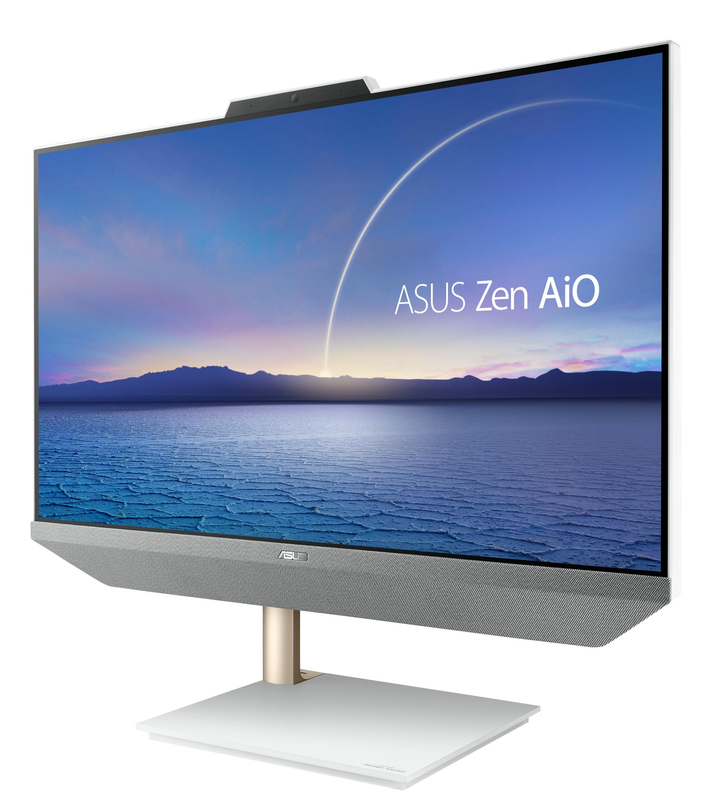 ASUS ZEN AIO A5401/23,8"/i5-10500T (6C/12T)/16GB/512GB SSD/WIFI+BT/KL+M/W11H/White/2Y PUR A5401WRAK-WA039W