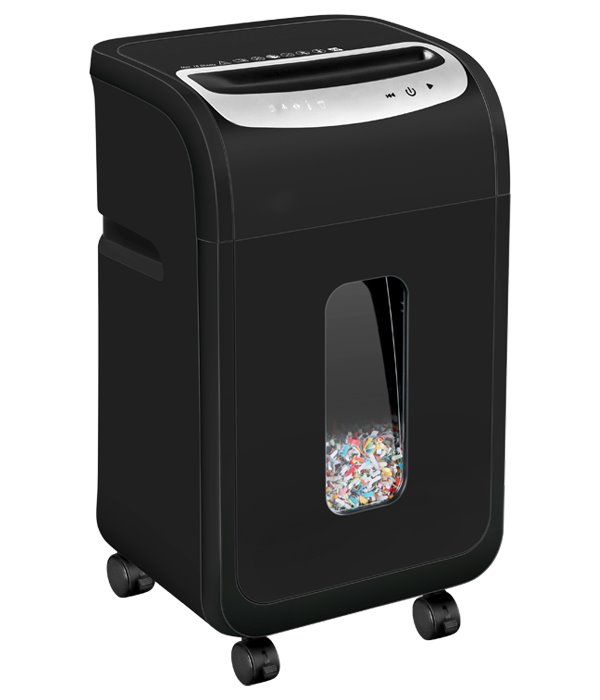 AT skartovač AT-16MC/ řez 2x14 mm/ pracovní síře 225 m/ kapacita 18 listů/ objem koše 30 l/ stupeň utajení P5/ černo-bí