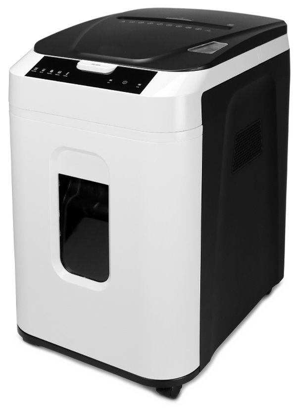 AT skartovač AT-180AF/ řez 2x12 mm/ pracovní síře 220 mm/ kapacita 192 listů/ objem koše 32 l/ stupeň utajení P5/ šedo-