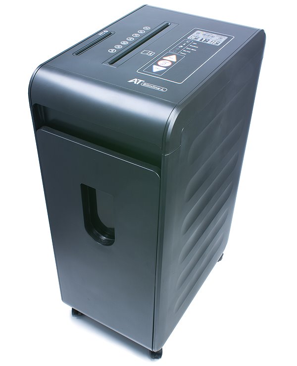 AT skartovač Slim L P-5/ řez 2x10 mm/ pracovní šíře 230 mm/ kapacita 20 listů/ objem koše 40 l/ stupeň utaj AT-SLIM-L-P5