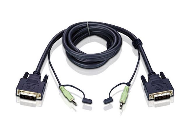 ATEN 1.8M DVI-D Single-Link KVM Cable 2L-7D02V
