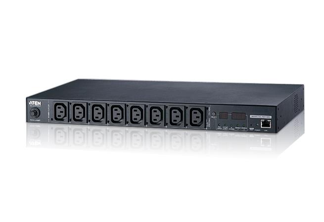 Aten 15A/10A 8-Outlet 1U Outlet-Metered eco PDU PE7108G-AX-G