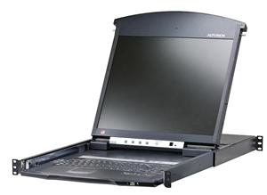 Aten 16-port Cat.5 KVM PS/2+USB,19" LCD, touch KL-1516N