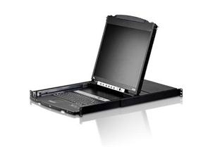 Aten 16-port KVM PS/2+USB, OSD, dualrail , 19" LCD CL-5816