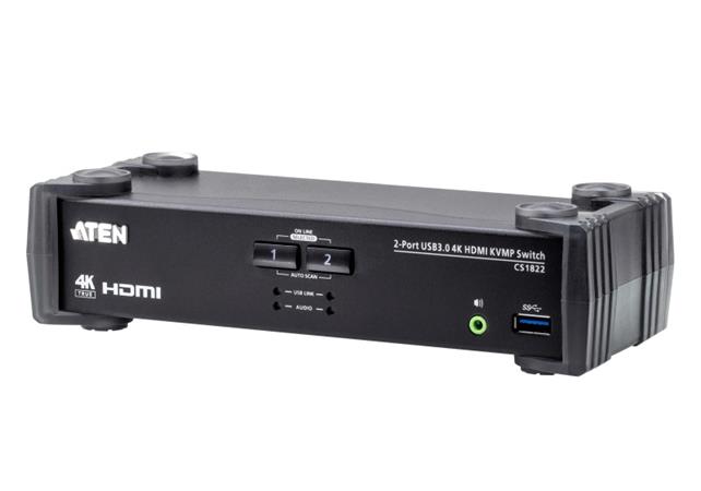 ATEN 2-Port USB 3.0 DisplayPort KVMP Switch CS1822-AT-G