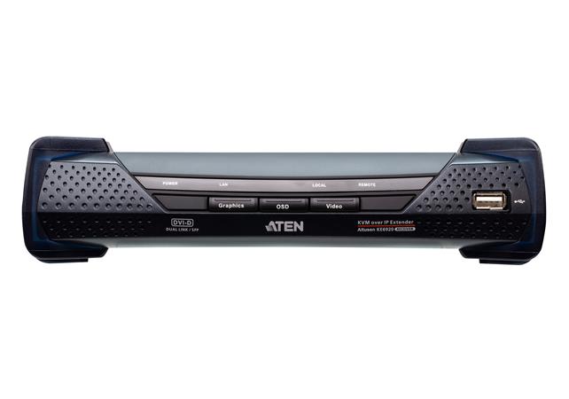ATEN 2K DVI-D Dual-Link KVM over IP Receiver with Dual SFP KE6920R-AX-G