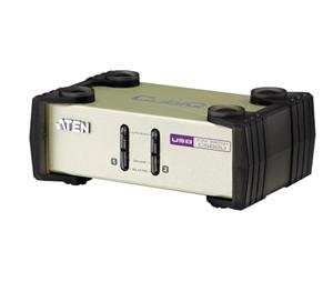 ATEN 2port KVM PS2+USB, 1.2m kabely CS-82U
