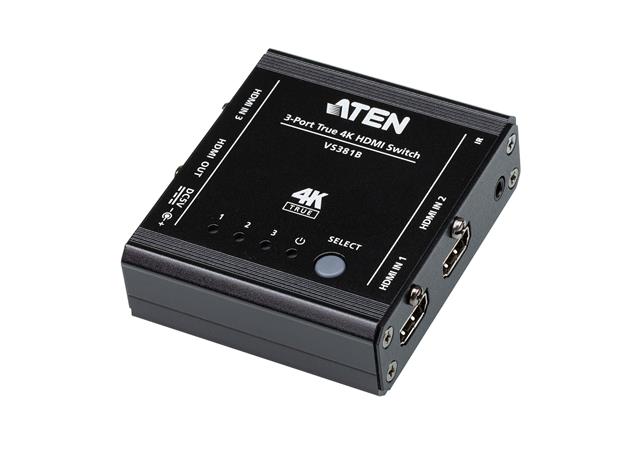 ATEN 3-Port True 4K HDMI Switch VS381B-AT