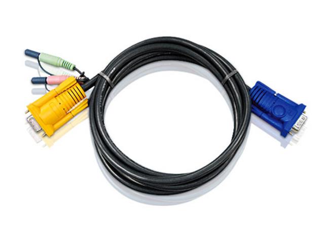 ATEN 3M Video KVM Cable with Audio 2L-5203A