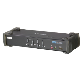 Aten 4 port DVI KVMP USB, 2port USB HUB, audio CS-1764A