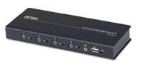 ATEN 4-port KM USB, audio pro přepínání klávesnice a myši CS-724KM