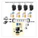 ATEN 4port KVMP USB+PS/2, USB HUB, audio, 1.2m CS-1734B