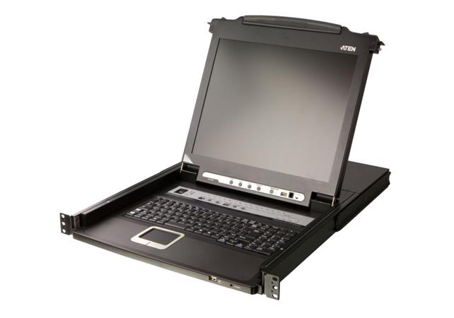 Aten CL5716MW 16-Port PS/2-USB VGA jednokolejový 17,3" LCD KVM Switch CL5716MW-ATA-AG