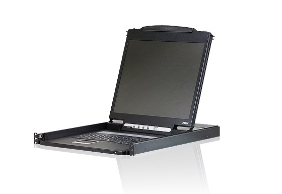 Aten console, 19" LCD, rack 19", kláv., touchpad CL-1000N