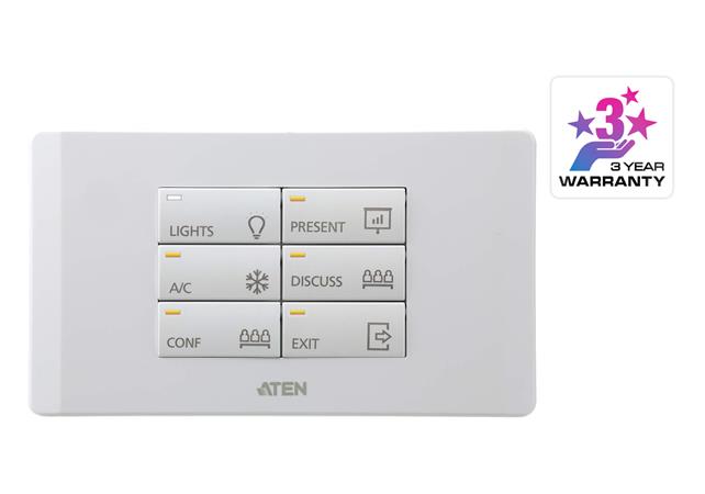 ATEN Control System - 12-button Keypad (EU, 2 Gang) VK112EU-AT