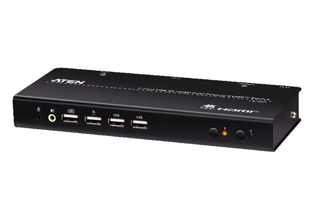 ATEN CS742H 2portový USB 4K HDMI KVMP™ přepínač s duálním displejem (kabely v ceně) CS742H-AT-G