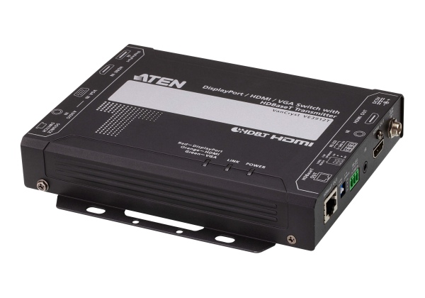 ATEN DisplayPort / HDMI / VGA Switch with HDBaseT Transmitter VE3912T-AT-G