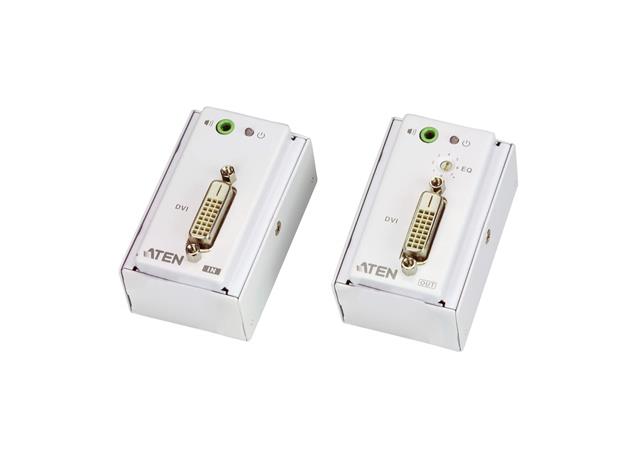 ATEN DVI/Audio Cat 5 Extender with MK Wall Plate (1920 x 1200 @ 40m) VE607-AT-G