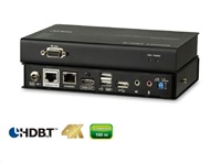 ATEN Extender PC-konzole HDMI na 100m@4K, HDBaseT 2.0, USB + RS232 CE-820