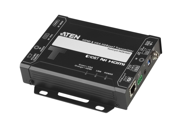 Aten HDMI & VGA HDBaseT Transmitter with POH (4K@100m) (HDBaseT Class A) VE2812AT-AT-G