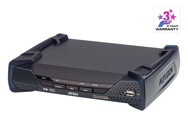 ATEN KE6912R DVI Dual Link KVM over IP Extender PoE (Receiver) KE6912R-AX