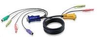 ATEN KVM sdružený kabel k CS-1732,1734, 1754, 1758, PS/2, 3m 2L-5303P