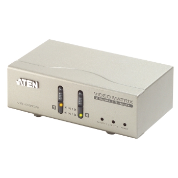 ATEN Matrix video switch, 2x PC - 2x monitor VS-0202