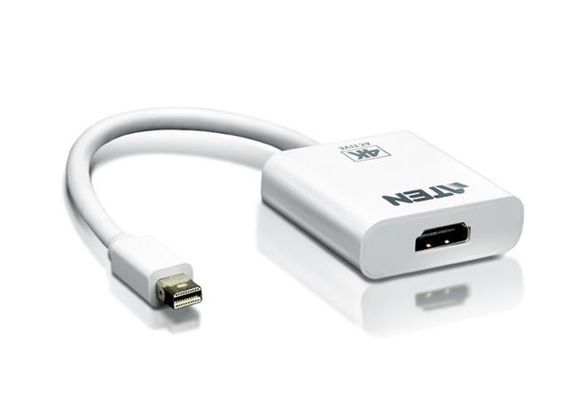 ATEN Mini DisplayPort to 4K HDMI Active Adapter VC981-AT