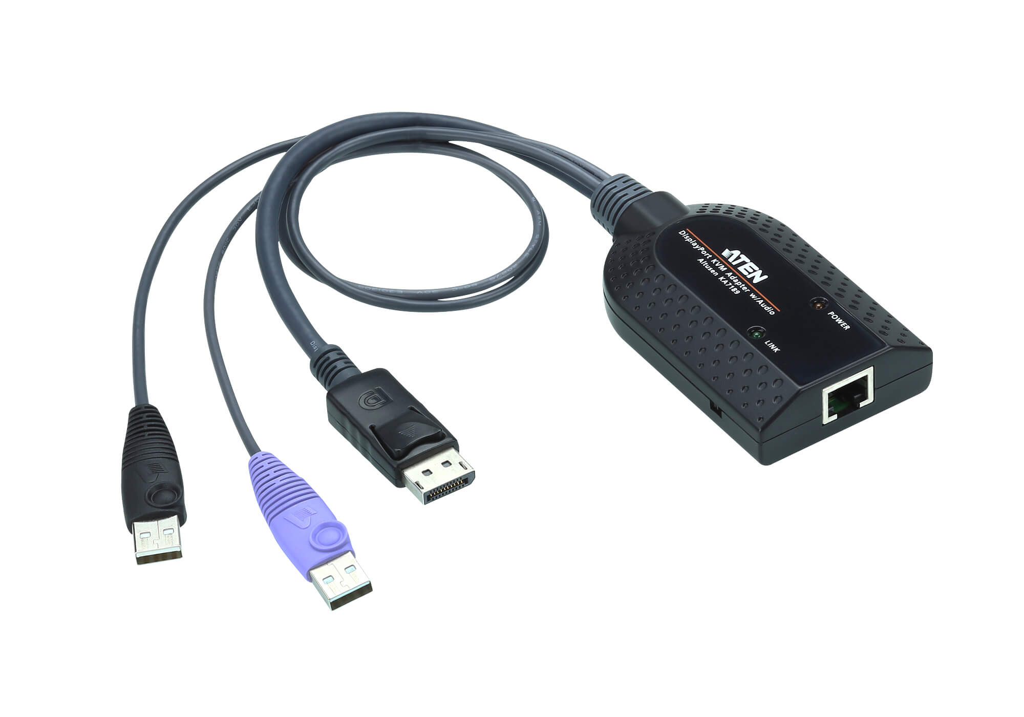 ATEN USB DisplayPort Virtual Media KVM Adapter KA7189