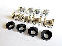 Atrack montážna sada M6, 4ks matice, 4ks skrutky, 4ks podložky