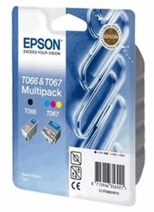 Atrament Epson S C48 black + color C13T06624010