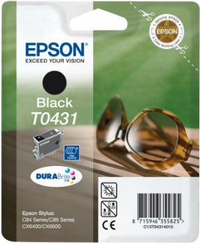 Atrament Epson S C84/C86/CX6400 black HC C13T04314010