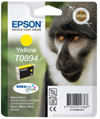 Atrament Epson S20/SX105/SX205/SX405/BX300F yellow C13T08944010