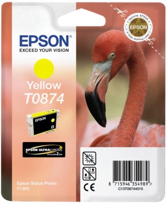 Atrament Epson SP R1900 yellow C13T08744010