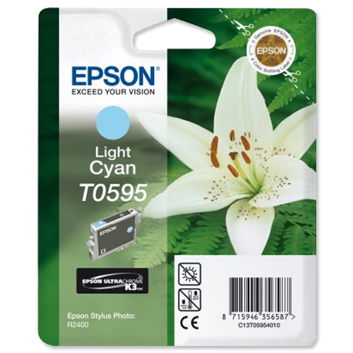 Atrament Epson T0595 světle azurový C13T059540