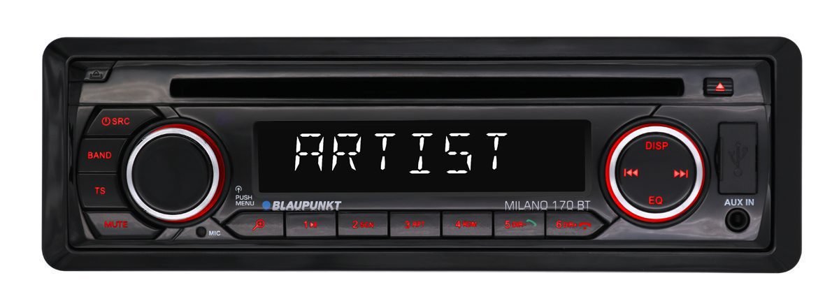 Autorádio BLAUPUNKT Milano 170 BT, 1DIN, CD CARFG125A