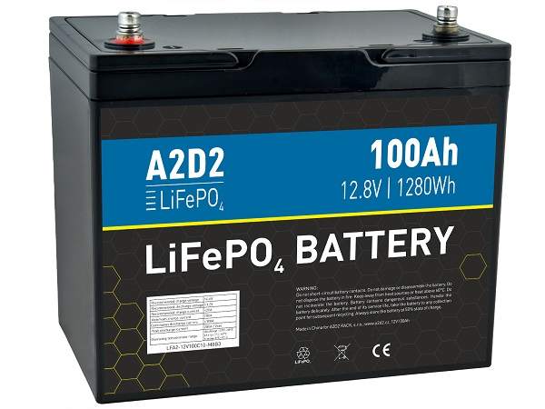 Avacom A2D2 baterie LiFePO4 12,8V 100Ah M8 (Gotion cells) LFA2-12V100C10-M8B3