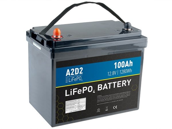 Avacom A2D2 baterie LiFePO4 12,8V 100Ah M8 (Size of 75Ah) LFA2-12V100C10-M8B2