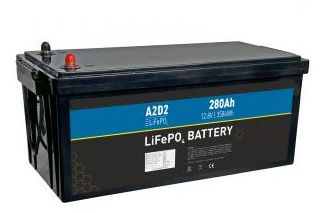 Avacom A2D2 baterie LiFePO4 12,8V 280Ah M8 LFA2-12V280C07-M8B1