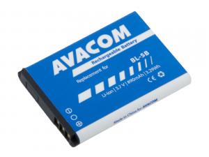 Avacom batéria do mobilu pre Nokia, 3220, 6070 Li-Ion, 3.7V, GSNO-BL5B-S890, 890mAh, 3.3Wh, BL-5B