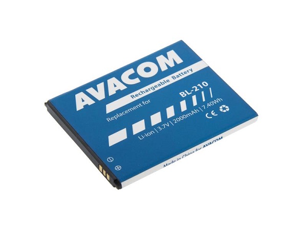 Avacom batéria pre Lenovo A536, Li-Ion, 3,7V, GSLE-BL210-2000, 2000mAh, 7,4Wh