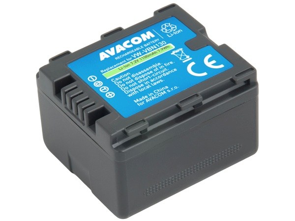 AVACOM baterie Panasonic VW-VBN130 Li-Ion 7.2V 1100mAh 7.9Wh VIPA-N130-B1100