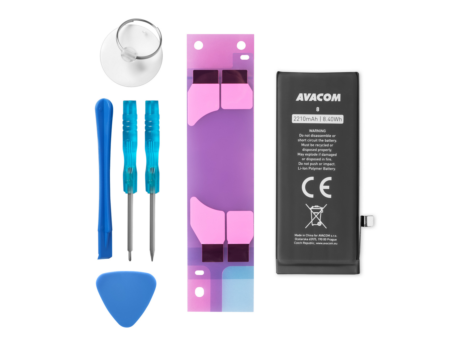 AVACOM baterie pro Apple iPhone 8 - vysokokapacitní, Li-Ion 3,82V 2210mAh (náhrada 616-00357) GSAP-IPH8-HC2210T